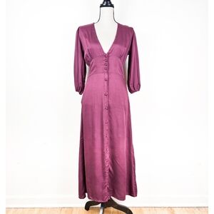 🦋LAST🦋 NWT Bali ELF Whisper Light Midi Dress, Plum